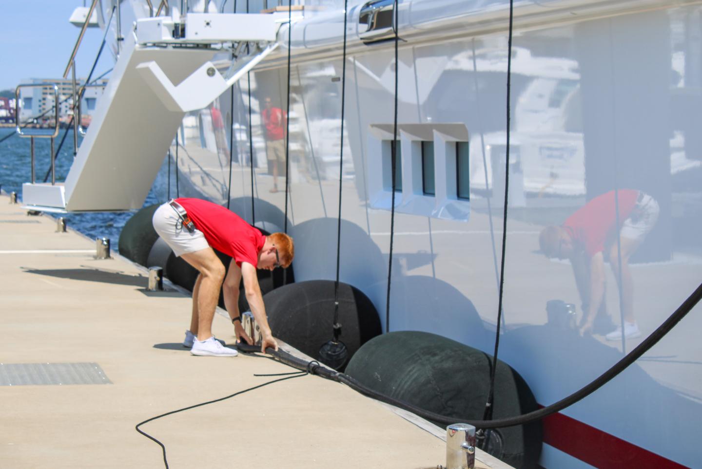 Securing dock lines properly